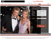 Tablet Screenshot of luxemilliardaire.com